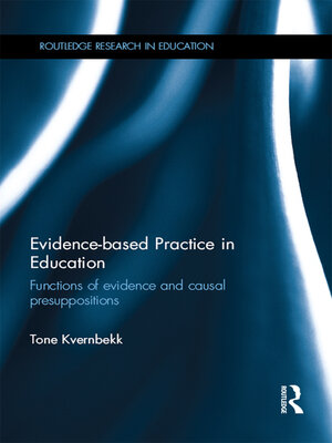 cover image of Evidence-based Practice in Education
